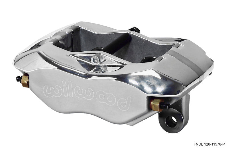 Wilwood Caliper-Forged Narrow Dynalite 3.50in Mount Polished 1.12in Pistons .81in Disc 120-11578-P 120-11578-P Photo - Primary