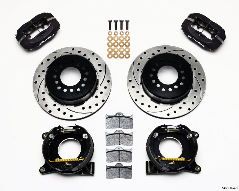 Wilwood FDL P/S Park Brake Kit, Drilled, Chevy C-10, 2.42 Offset 5-lug 140-10094-D Photo - Primary