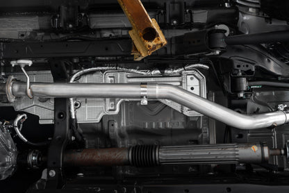 MBRP 2021+ Ford Bronco 2.3L/2.7L EcoBoost 3in Black Aluminized Catback Exhaust S5235BLK S5235BLK Photo - Mounted