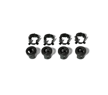 DV8 Offroad Jeep/Dodge/RAM Front Bezel & Rear Clip Replacement Kit for MOPAR Sensors - Set of 4 MPRSNSR-01 MPRSNSR-01 User 4