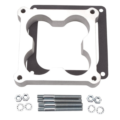 Edelbrock Carburetor Spacer - 4500-Style 1-Inches Cloverleaf 8718 Photo - Primary