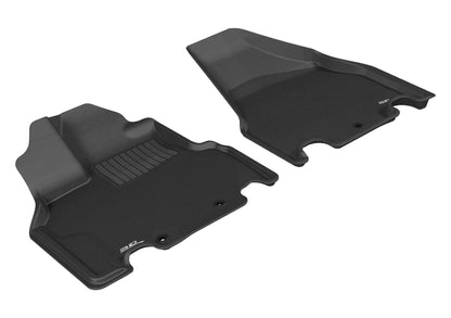 3D MAXpider 2011-2017 Honda Odyssey EX Kagu 1st Row Floormat - Black L1HD03811509 L1HD03811509 Photo - Primary