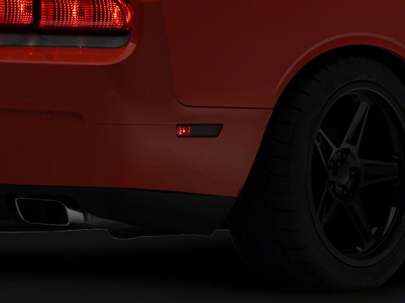Raxiom 08-14 Dodge Challenger Axial Series Side Marker Lamps- Smoked CH17670 CH17670 Photo - Close Up