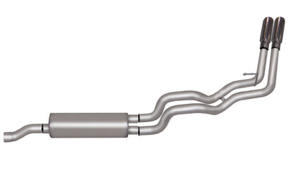 Gibson 2008 Dodge Ram 1500 SLT 4.7L 2.5in Cat-Back Dual Sport Exhaust - Stainless 66560 66560 Photo - Primary