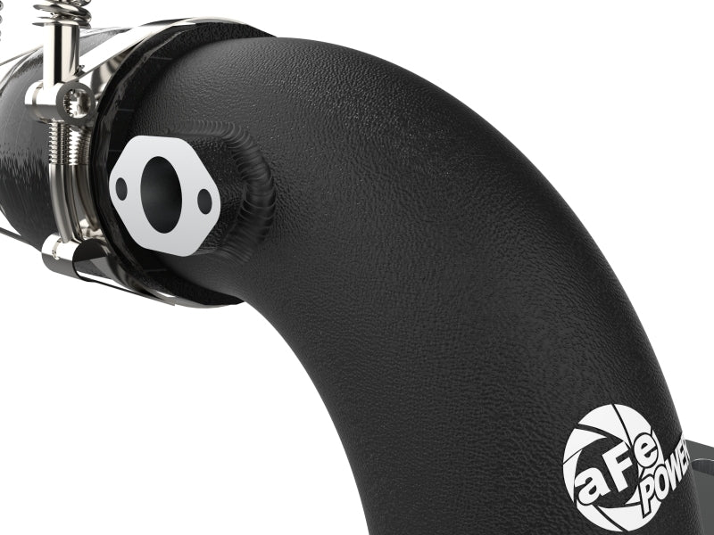 aFe Kia Stinger 18-22 V6-3.3L (tt) BladeRunner Cold Charge Pipe- Black 46-20509-B 46-20509-B Photo - Close Up