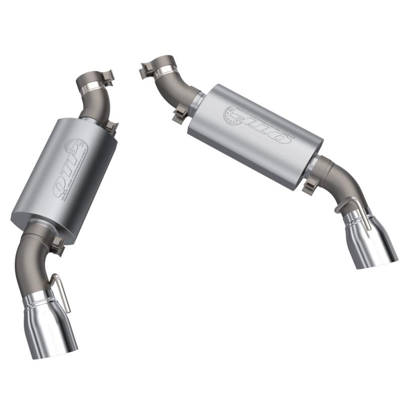 QTP 16-18 Chevrolet Camaro SS 6.2L 304SS AR3 Axle Back Exhaust w/4.5in Dual Tips 600116 600116 Photo - Primary