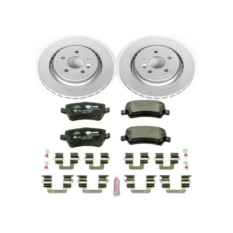 PowerStop Power Stop 11-18 Volvo S60 Rear Euro-Stop Brake Kit ESK4702 ESK4702 Photo - Primary