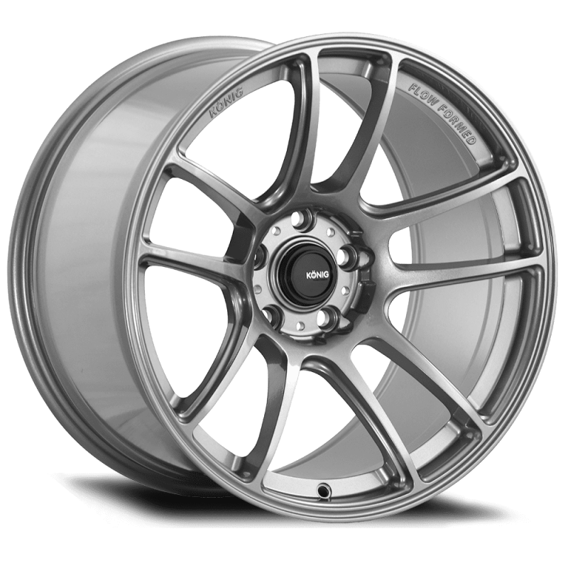 Konig Heliogram 18X9.5 5X114.3 ET35 Titanium Metallic Knurled Bead Flow Formed HL9851435T HL9851435T User 1