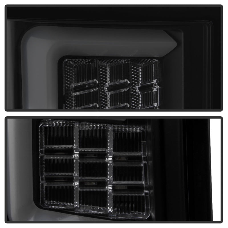 Spyder 07-10 Jeep Grand Cherokee Light Bar LED Tail Lights - Black Smoke ALT-YD-JGC07V2-LB-BSM 5086662 5086662 Photo - Unmounted