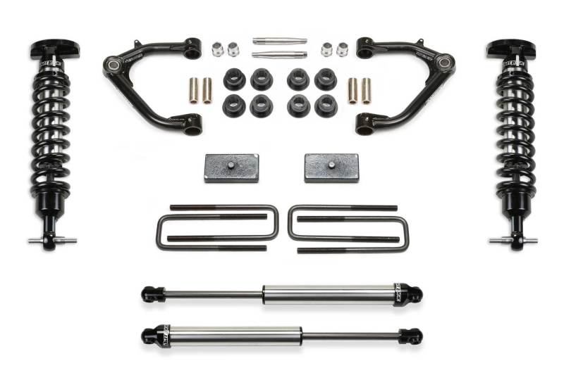 Fabtech 2019 C/K1500 2WD/4WD 3in Uniball UCA System w/DL 2.5 Coilovers & Rear DL Shocks K1129DL K1129DL Photo - Primary