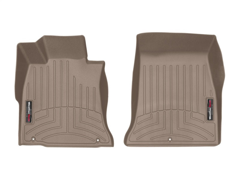 WeatherTech 2019 + Genesis G70 Front FloorLiner - Tan (Rear Wheel Drive) 4514831 4514831 Photo - Primary