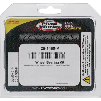 Pivot Works Honda Wheel Bearing Kit Premium Bearings 25-1469-P 25-1469-P Photo - Primary