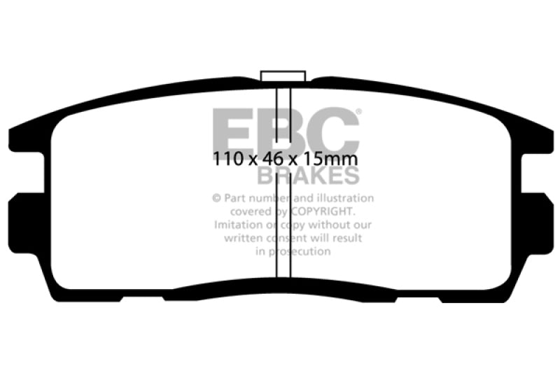 EBC Disc Brake Pad Set UD1275 Photo - Primary