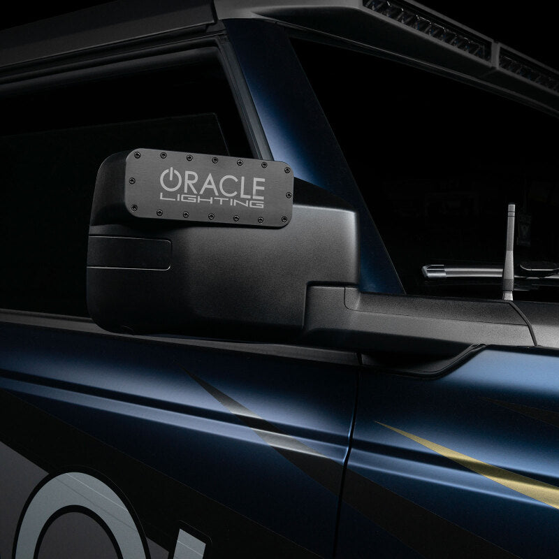 ORACLE Lighting Oracle Magnetic Light bar Cover for LED Side Mirrors (Pair) For: 5855-504/5894-001/5914-504/5908-001 5916-504 5916-504 Photo - lifestyle view