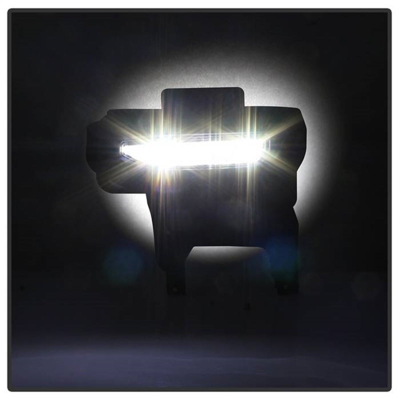 Spyder 16-18 GMC Sierra 1500 OEM Style Full LED Fog Light w/Switch - Clear (FL-GS2016-LED-C) 9043222 9043222 Photo - Unmounted