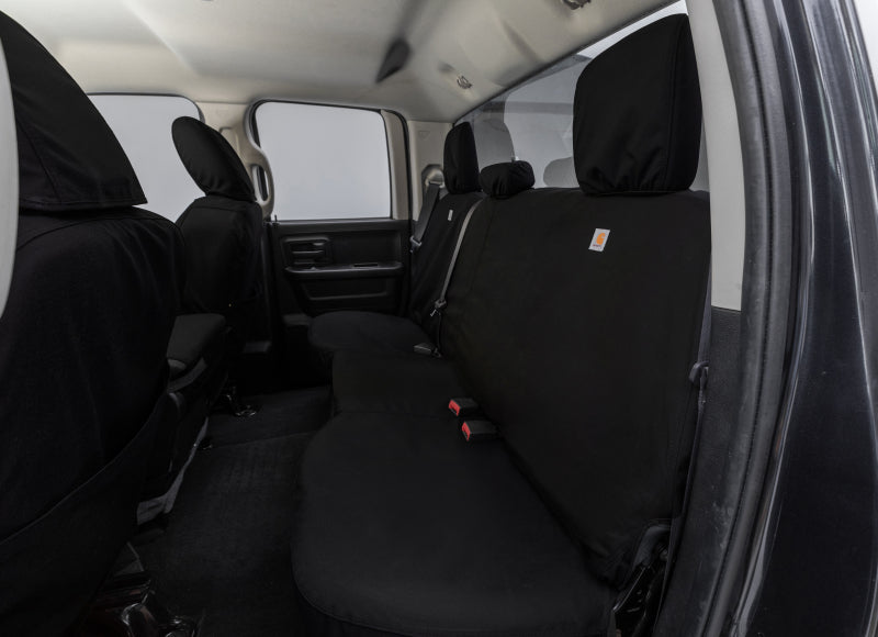 Covercraft 07-13 Toyota Tundra Carhartt Super Dux SeatSaver Custom Front Row Seat Covers - Black SSC2382COBK SSC2382COBK Photo - out of package