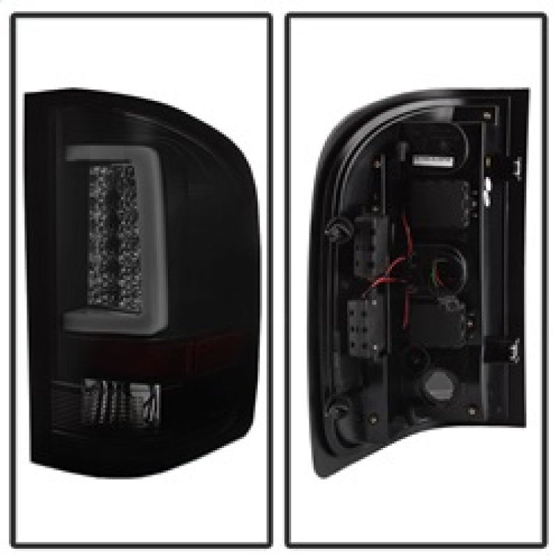 Spyder 07-13 Silverado (Will Not Work w/2010 921 Bulb)V3 Tail Lights Blk Smk ALT-YD-CS07V3-LBLED-BSM 5084095 5084095 Photo - Unmounted