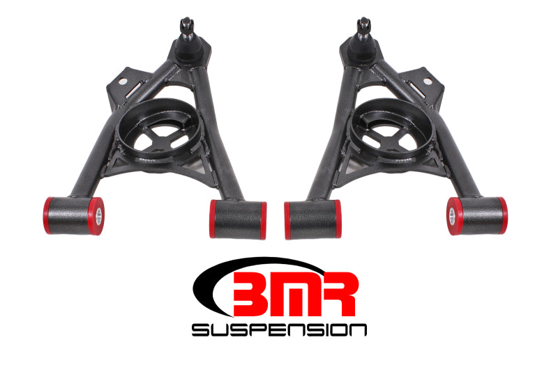 BMR 94-04 Ford Mustang Non-Adj. A-Arms Lower (Poly) w/ Spring Pocket - Black Hammertone AA040H AA040H Photo - Primary