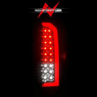 ANZO 15-21 GMC Canyon Full LED Taillights w/ Red Lightbar Black Housing/Clear Lens 311434 311434 Photo - Unmounted