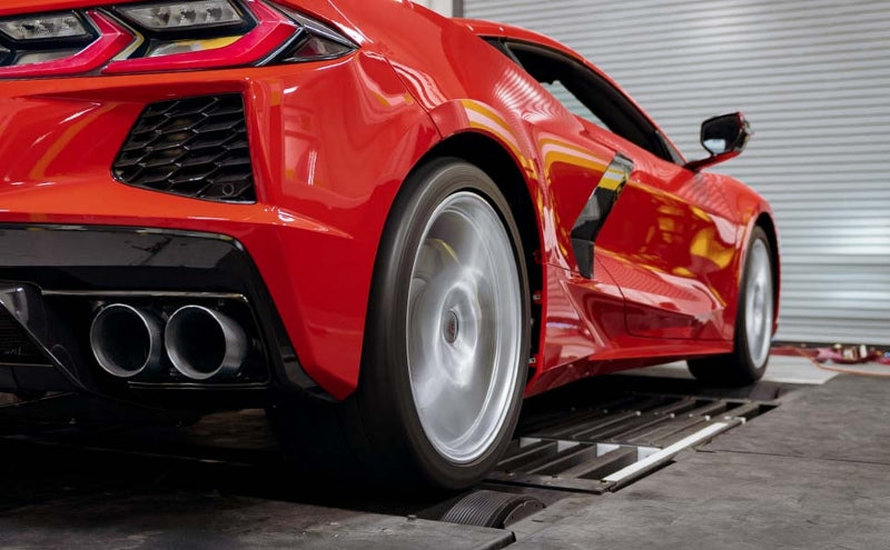 Magnaflow Tip Stainless Double Wall Round Dual Outlet Polish 3in DIA 2.25in Inlet 9.75in Len (qty 2) 35229 35229 Photo - Mounted