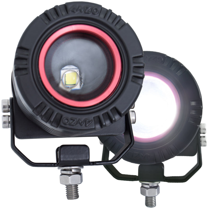 Anzo Adjustable Round LED Light w/ Wire Harness 861186 Photo - Primary