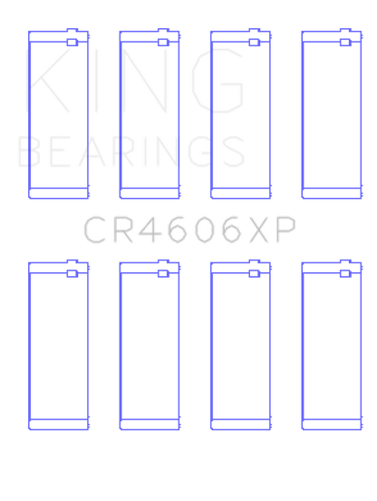 King Engine Bearings King Saab B204/B205/B234/B235 (Size STD) Performance Rod Bearing Set CR4606XP CR4606XP Photo - Primary
