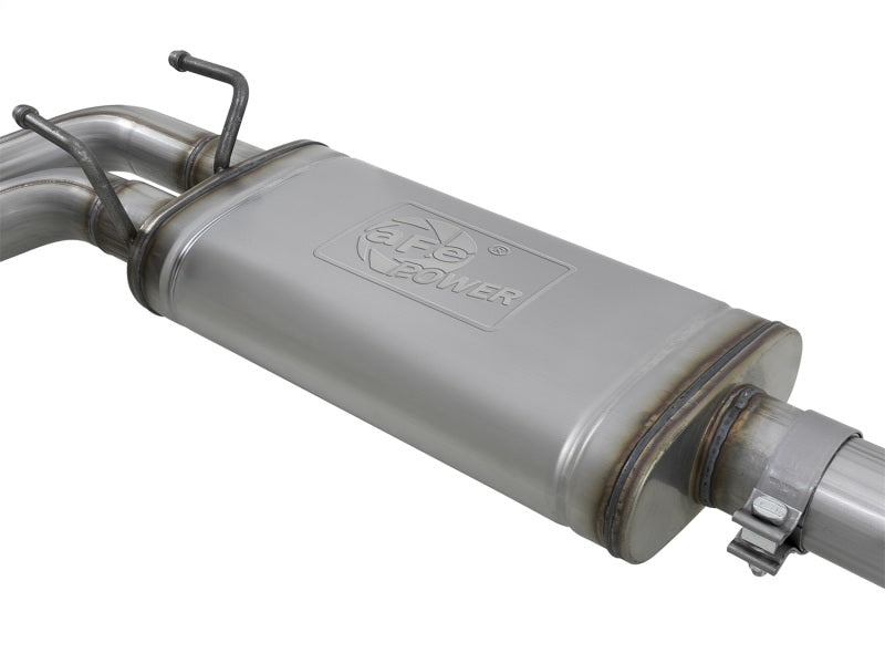 aFe Cat-Back Exhaust, Rebel Series 3in to 2-1/2in, 409 Stainless Steel 49-44098-B Photo - Unmounted