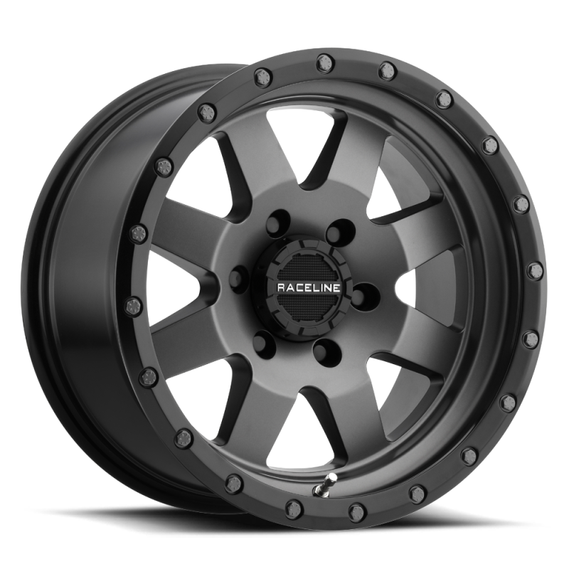 Raceline 935G Defender 16x6in / 8x165.1 BP / 0mm Offset / 4.90mm Bore - Gunmetal Wheel 935G-66080 935G-66080 Photo - Primary