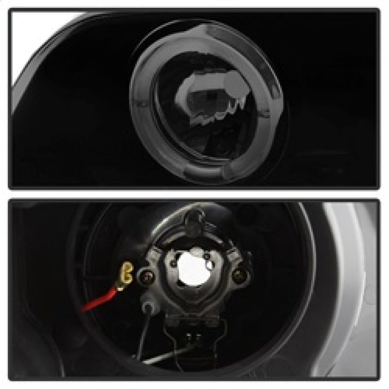 Spyder 99-01 BMW E46 3 Series 4DR Projector Headlights 1PC LED Halo (PRO-YD-BMWE46-4D-HL-AM-BSM) 5084804 5084804 Photo - Unmounted
