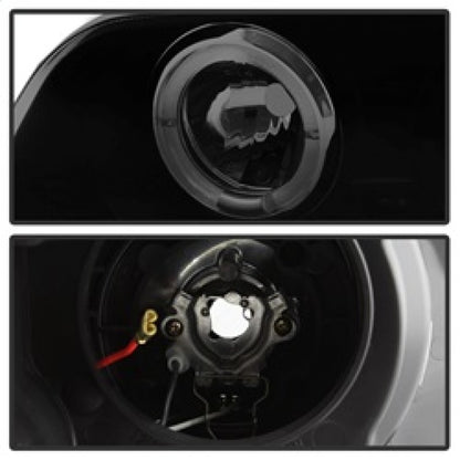Spyder 99-01 BMW E46 3 Series 4DR Projector Headlights 1PC LED Halo (PRO-YD-BMWE46-4D-HL-AM-BSM) 5084804 5084804 Photo - Unmounted