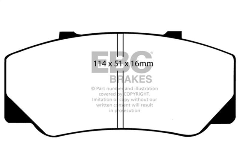 EBC 91-94 Nissan Sentra SE-R Ultimax Rear Brake Pads UD511 UD511 Photo - Primary