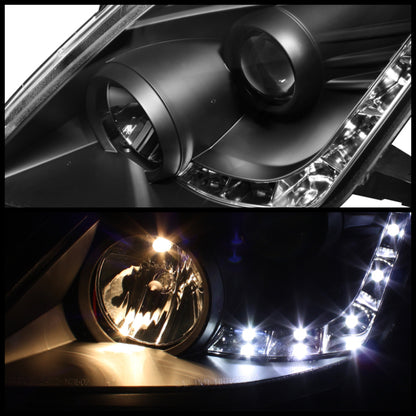 Spyder Nissan 350Z 06-08 Projector Headlights Xenon/HID Model- DRL Blk PRO-YD-N350Z06-HID-DRL-BK 5042316 5042316 User 1