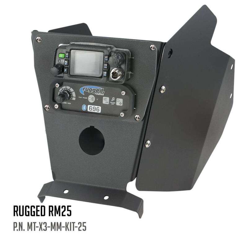 Rugged Radios Can-Am X3 Mounting Kit with Multi Mount and Side Panels Kenwood TK7360 MT-X3-MM-KIT-KEN MT-X3-MM-KIT-KEN Photo - Primary