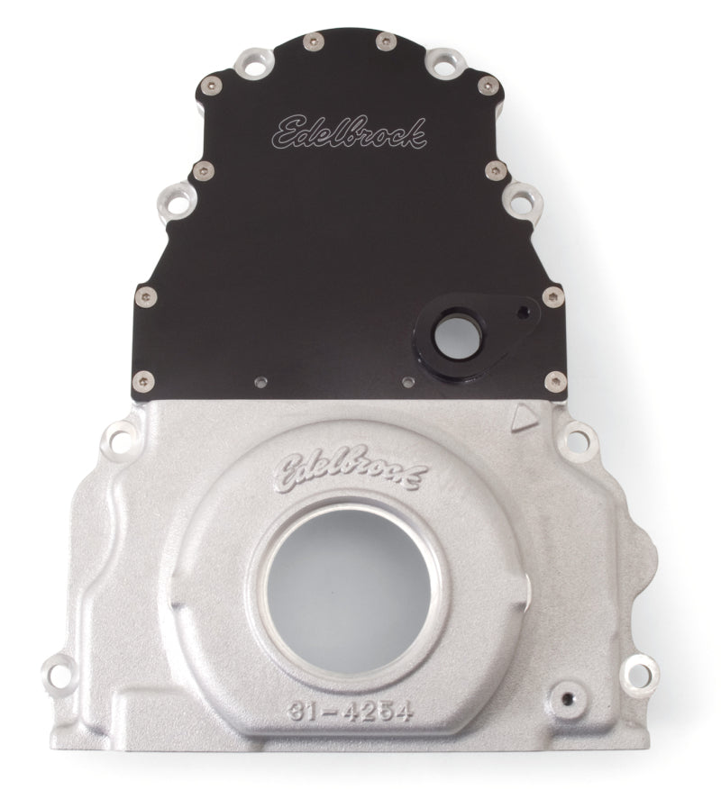 Edelbrock Timing Cover 2004-07, 2-Piece for GM Gen 4, LS2-Series 4255 Photo - Unmounted