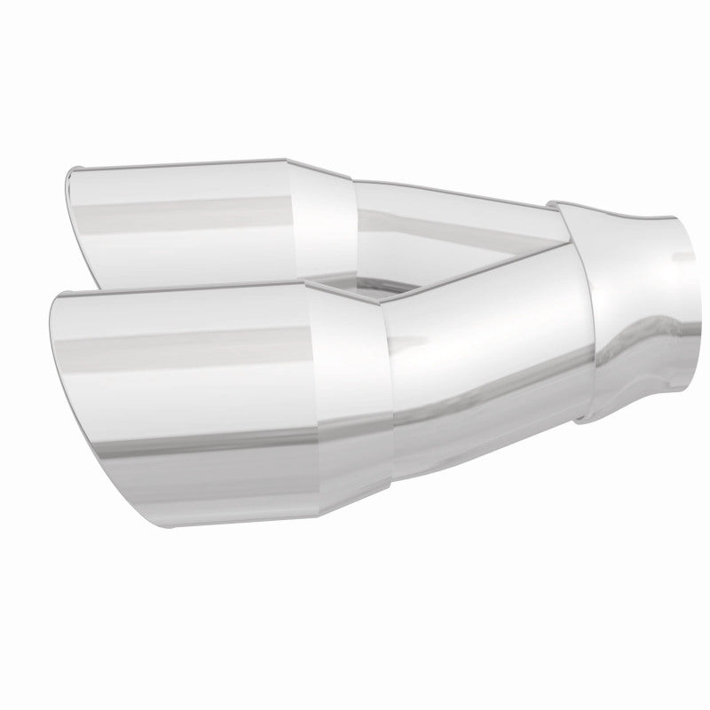 Magnaflow Double Wall 3in Dual Round Polished Tip 2.25in Inlet 35226 35226 360 Degree Image Set