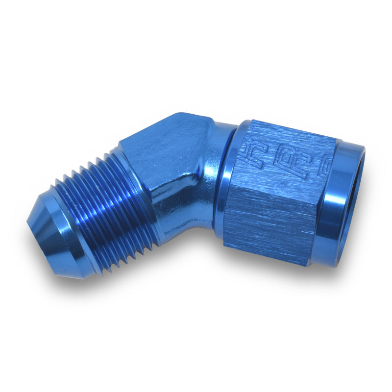 Russell 45° Female AN To Male AN (Blue Finish) 614704 Photo - out of package
