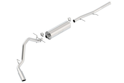 Borla 09-13 Chevrolet Silverado/GMC Sierra 1500 4.8L/5.3L/6.0L Side Exit Catback Exhaust 140343 140343 Photo - Primary