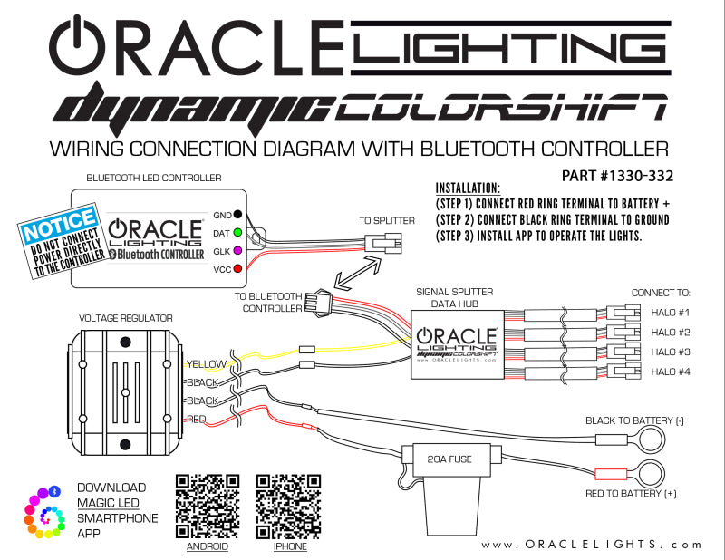 ORACLE Lighting Oracle 13-18 Dodge Ram Dynamic DRL Replacement + Turn Signals - ColorSHIFT - Dynamic 1327-332 1327-332 User 1