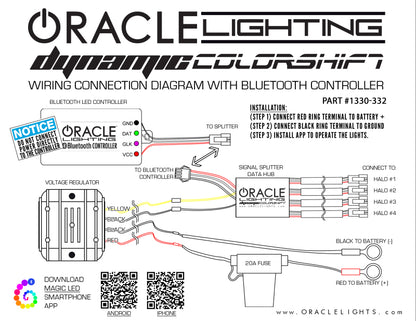 ORACLE Lighting Oracle 13-18 Dodge Ram Dynamic DRL Replacement + Turn Signals - ColorSHIFT - Dynamic 1327-332 1327-332 User 1