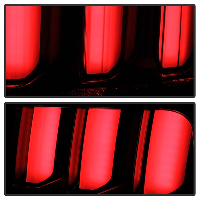 Spyder 05-09 Ford Mustang (White Light Bar) LED Tail Lights - Black ALT-YD-FM05V3-LED-BK 5086693 5086693 Photo - Unmounted