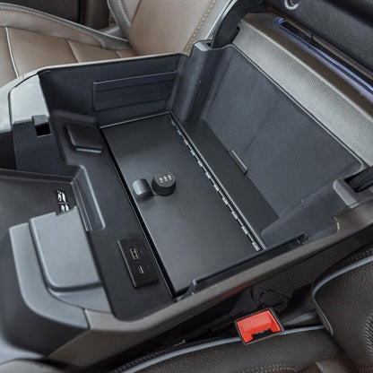 Tuffy Products Tuffy Console Safe W/ Combo Lock For Chevrolet Silverado W/ Wireless Charging Pad Console 393-01-A 393-01-A Photo - Close Up
