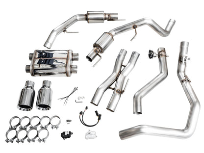 AWE Tuning AWE Gen 3 Raptor R SwitchPath Exhaust  - Chrome Silver Tips 3025-32852 3025-32852 Photo - out of package