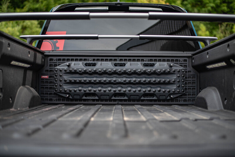 BuiltRight Industries 2022+ Rivian R1T Bedside Rack System - Cab Wall Molle Panel Kit 102701 102701 Photo - Mounted