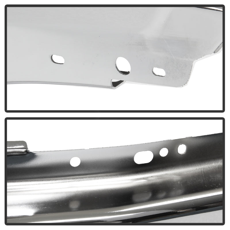 Spyder Ford F150 09-14 w/Fog Light Hole w/o Harley Model Front Bumper - Chrome (OEM 9L3Z17757B) 9948480 9948480 User 3