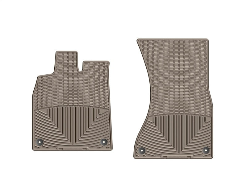 WeatherTech WT Rubber Mats - Front - Tan Floor Mats Floor Mats - Rubber main image