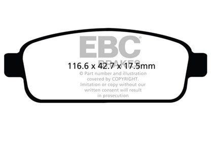 EBC Disc Brake Pad Set DP22066 Photo - Primary