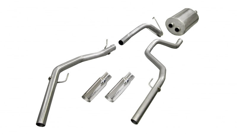 Corsa Performance 09-14 Dodge Ram Quad Cab/Short Bed 1500 4.7L V8 Polished Sport 24425 Photo - Primary