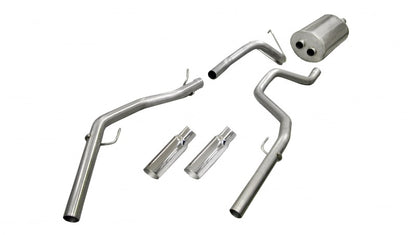 Corsa Performance 09-14 Dodge Ram Quad Cab/Short Bed 1500 4.7L V8 Polished Sport 24425 Photo - Primary