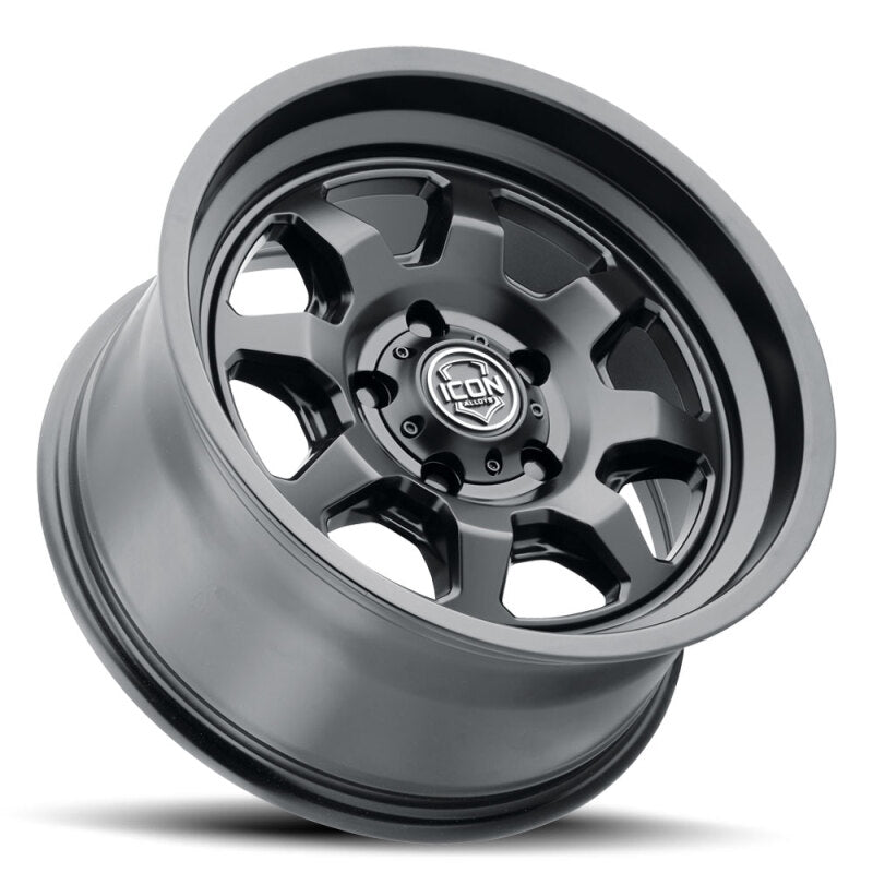ICON Nuevo 17x8.5 / 6x5.5 / 25mm Offset / 5.75in BS - Satin Black Wheel 8117859057SB 8117859057SB Photo - Unmounted