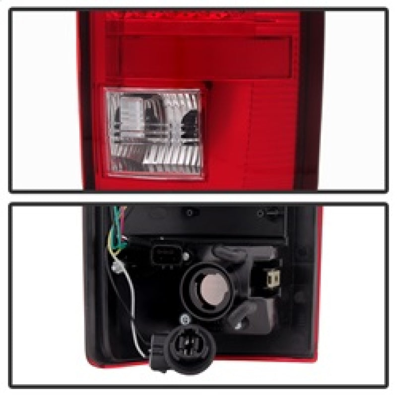 SPYDER Xtune Dodge Ram 02-06 1500 / Ram 2500/3500 03-06 LED Tail Light Red Clear ALT-JH-DR02-LED-RC 5072993 5072993 Photo - Unmounted